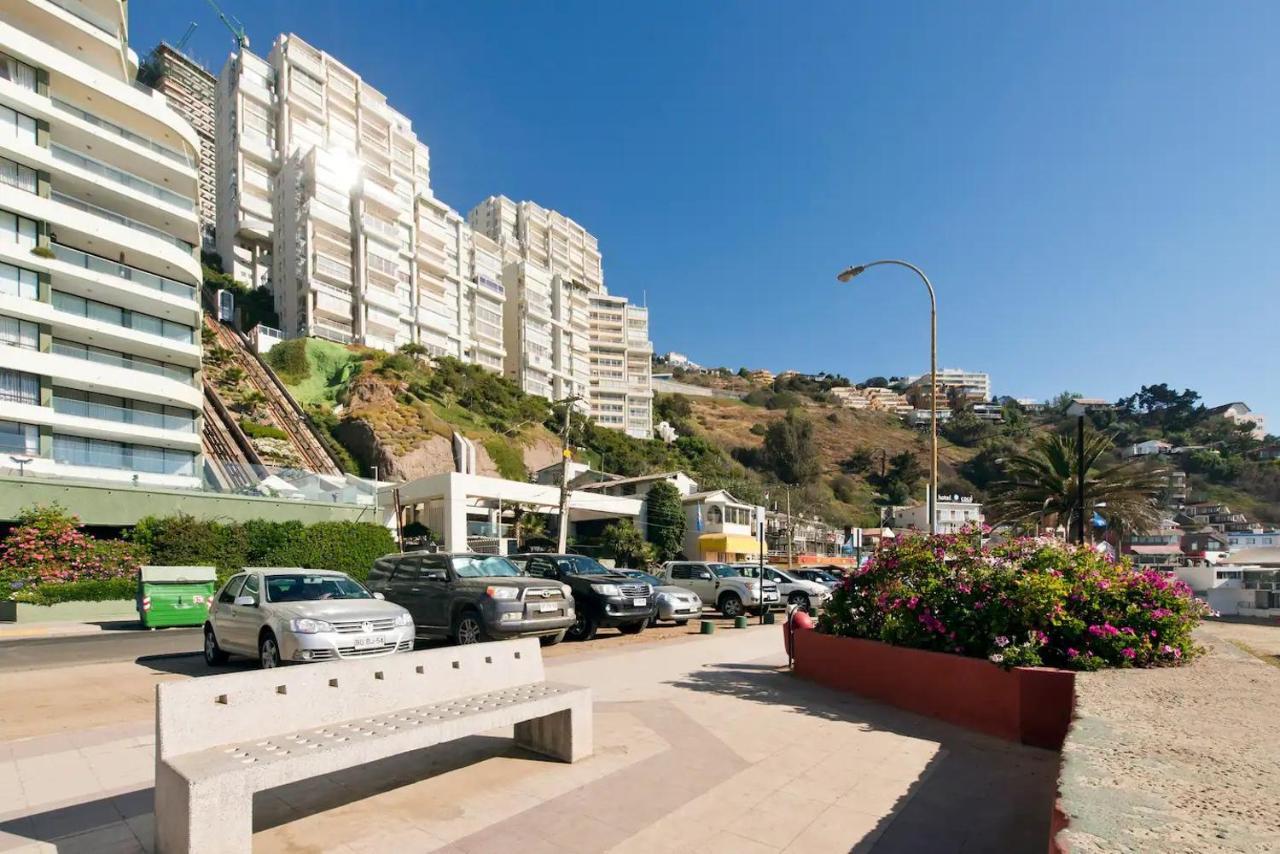 Playa Cochoa, Renaca Depto Primera Vista Al Mar! Apartamento
